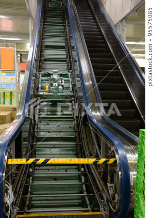 Escalator under maintenance Escalator under maintenance 95575085