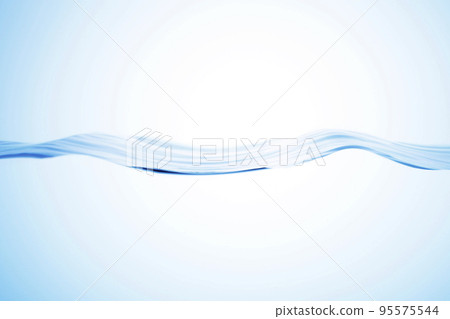 Surface of the water, ripples of the waves, trajectory of the waves, gradation background 95575544