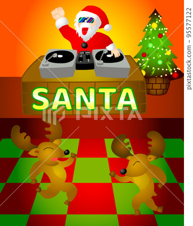 santa claus celebrating christmas santa claus celebrating christmas 95577122