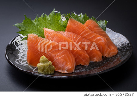三文魚刺身刺身 95578557
