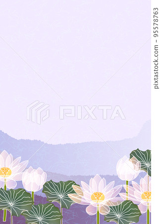 哀悼日本圖案蓮花背景 哀悼日本圖案蓮花背景 95578763
