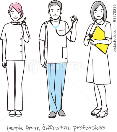 People set of various occupations 95578856