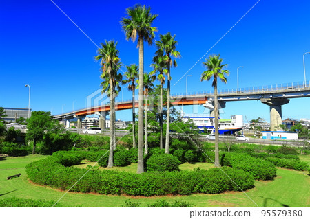 [Kumamoto Prefecture] Amakusa Seto Ohashi Bridge in fine weather 95579380