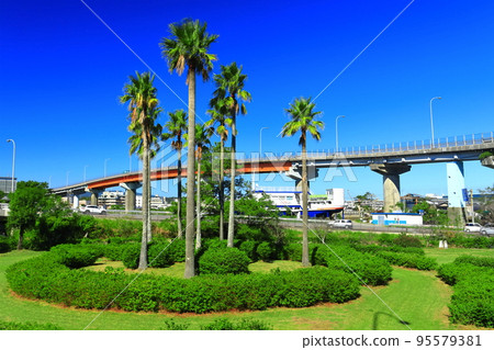 [Kumamoto Prefecture] Amakusa Seto Ohashi Bridge in fine weather 95579381