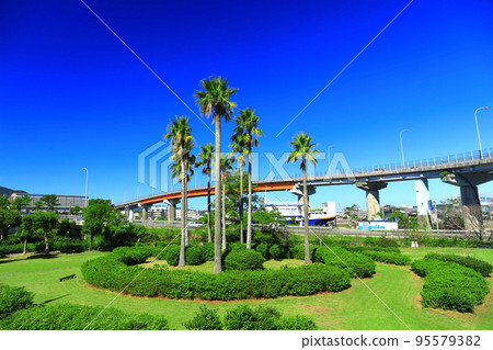 [Kumamoto Prefecture] Amakusa Seto Ohashi Bridge in fine weather 95579382