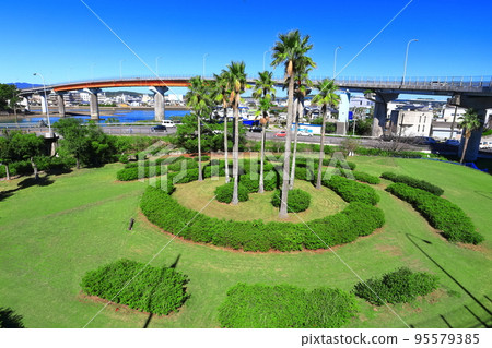 [Kumamoto Prefecture] Amakusa Seto Ohashi Bridge in fine weather 95579385
