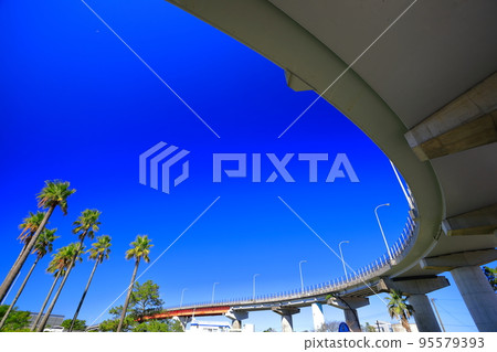 [Kumamoto Prefecture] Amakusa Seto Ohashi Bridge in fine weather 95579393