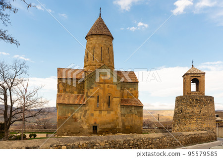 Ancient Orthodox Church of Assumption in Georgian village of Metekhi 95579585