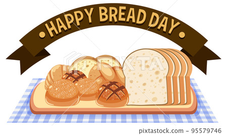 Happy Bread Day 16 October Logo Design Happy Bread Day 16 October Logo Design 95579746
