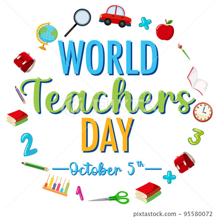 World Teachers Day Poster Design 95580072