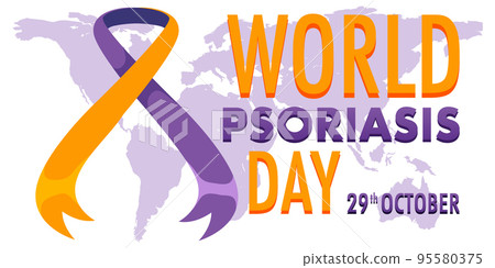 World Psoriasis Day Banner Design 95580375