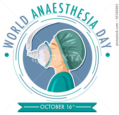 World Anaesthesia Day Banner Design 95580965