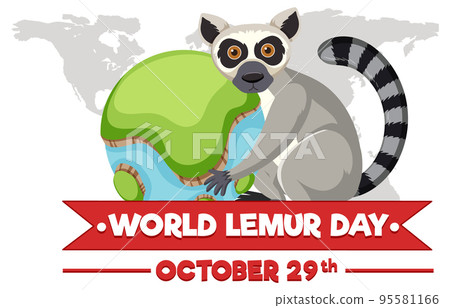 World Lemur Day Banner Design World Lemur Day Banner Design 95581166