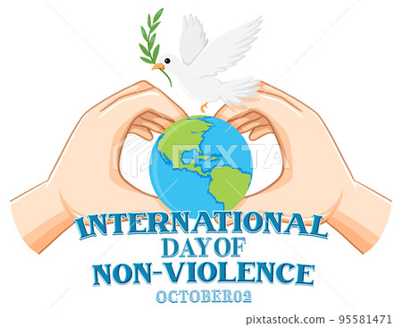 International Day of Non-Violence Poster Design International Day of Non-Violence Poster Design 95581471