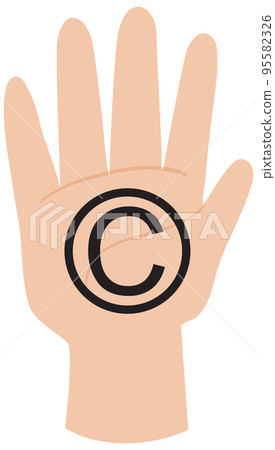 Copyright symbol concept vector Copyright symbol concept vector 95582326