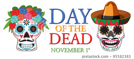 Day Of The Dead Logo Design Day Of The Dead Logo Design 95582383