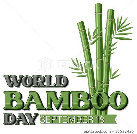World Bamboo Day September 18 Banner Design 95582486