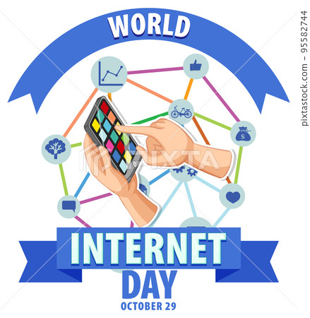World Internet Day Banner Design - Stock Illustration [95582744] - PIXTA