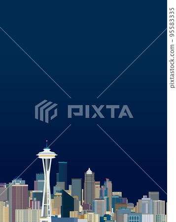 Seattle seattle space needle night view 95583335