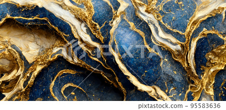 Marble texture, abstract wallpaper background. luxury marble texture ,gold and blue Marble texture, abstract wallpaper background. luxury marble texture ,gold and blue 95583636