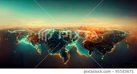 design of future of metropolist with a lot of building in city design of future of metropolist with a lot of building in city 95583671