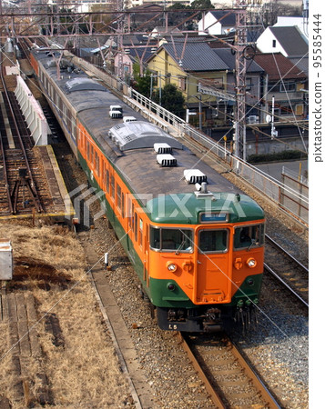 Series 113 700 series Shonan color JR West mixed color Kyoto-Yamashina Series 113 700 series Shonan color JR West mixed color Kyoto-Yamashina 95585444