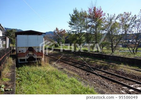 明知鐵道安城站 未使用的車廂和站台 明知鐵道安城站 未使用的車廂和站台 95586049