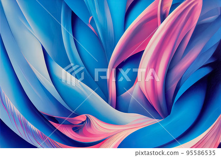 Abstract painting color texture. Modern futuristic pattern, super bright vibrant colors. luxury 95586535