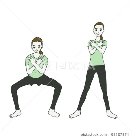 深蹲訓練瘦腿 95587374