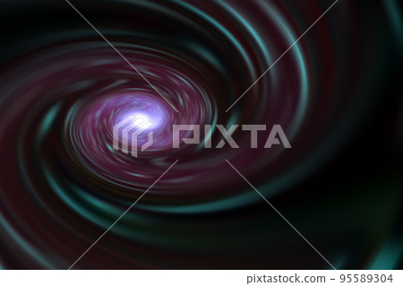 Background material with the image of a warp in outer space (image of a wormhole / black hole) 95589304