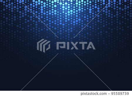 Abstract technology digital concept circle pattern on dark blue background. Vector illustration Abstract technology digital concept circle pattern on dark blue background. Vector illustration 95589739