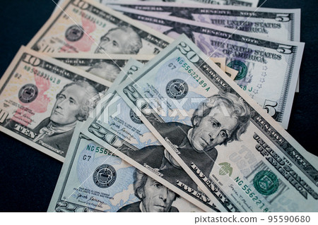 US dollar bill US dollar bill 95590680