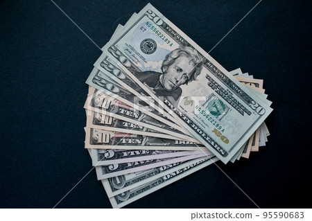 US dollar bill US dollar bill 95590683