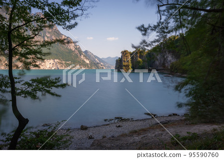 Awesome long exposure photo of Bogn bay Awesome long exposure photo of Bogn bay 95590760