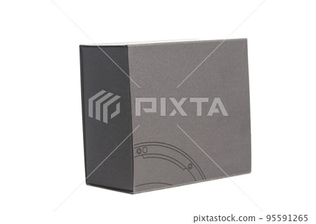 black box isolated on white background black box isolated on white background 95591265