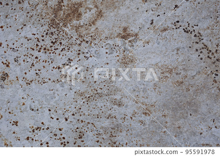 Background of gray concrete color and rust. Rusty metal board with cement Background of gray concrete color and rust. Rusty metal board with cement 95591978