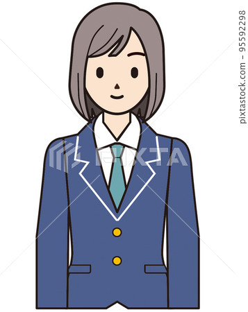 Person illustration female student Person illustration female student 95592298