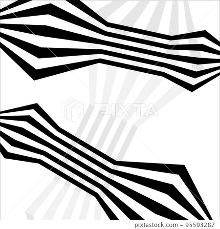 Lines black abstract retro background Lines black abstract retro background 95593287