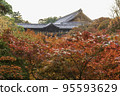 Tofukuji Temple in Kyoto Tsutenkyo Bridge and autumn leaves seen from Gaunkyo Bridge 95593629