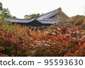 Tofukuji Temple in Kyoto Tsutenkyo Bridge and autumn leaves seen from Gaunkyo Bridge 95593630