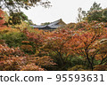 Tofukuji Temple in Kyoto Tsutenkyo Bridge and autumn leaves seen from Gaunkyo Bridge 95593631