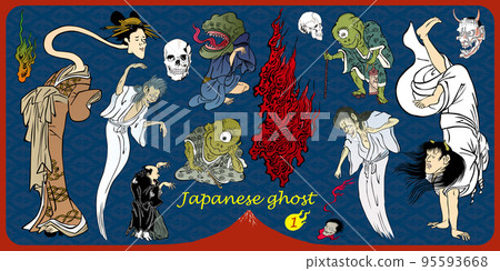 怪物 妖怪 日式 95593668