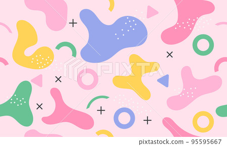 Abstract geometric background. Seamless pattern. 95595667