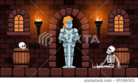 Medieval castle Room Medieval castle Room 95596303
