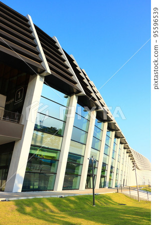 Scenery of Port Messe Nagoya New No. 1 Exhibition Hall in Nagoya City 95596539