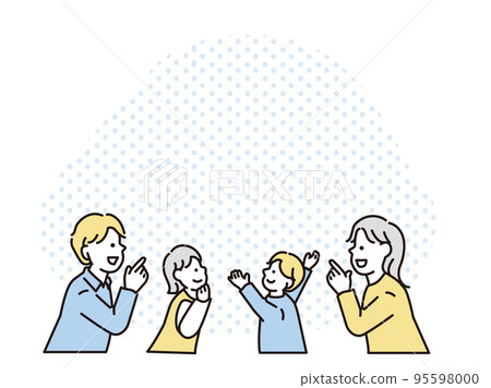 諮詢的插圖(家庭,談話,理想,未來,計劃,孩子,夫婦) 諮詢的插圖(家庭,談話,理想,未來,計劃,孩子,夫婦) 95598000