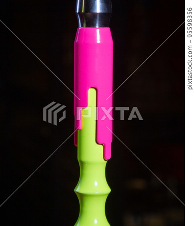 part of the hookah, modern design, on a background. part of the hookah, modern design, on a background. 95598356