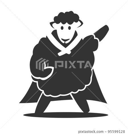 sheep animal logo Icon Illustration Brand Identity template 95599128