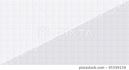 Bathroom tile cleaning, clean wash on dirty ceramic surface, shiny fresh floor with sparkles, before and after concept. 95599139