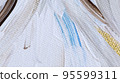 Abstract background illustration painted with acrylic or oil paint. 95599311